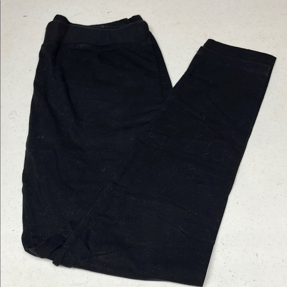 Style & Co Black Stretch Cotton Leggings Women’s Medium Pull On